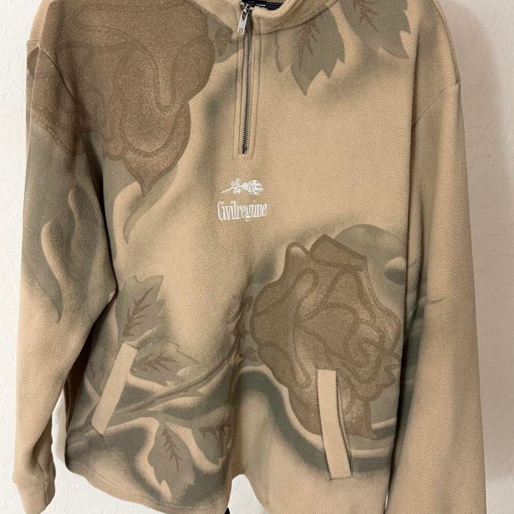 Civil-clothing Men's Tan and Brown Sweatshirt